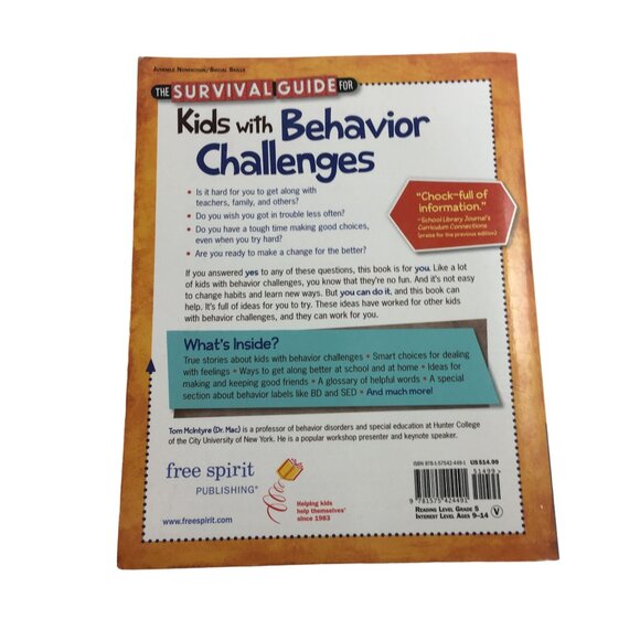 THE SURVIVAL GUIDE FOR KIDS WITH BEHAVIOR CHALLENGES: HOW TO MAKE GOOD CHOICES & - Picture 2 of 4